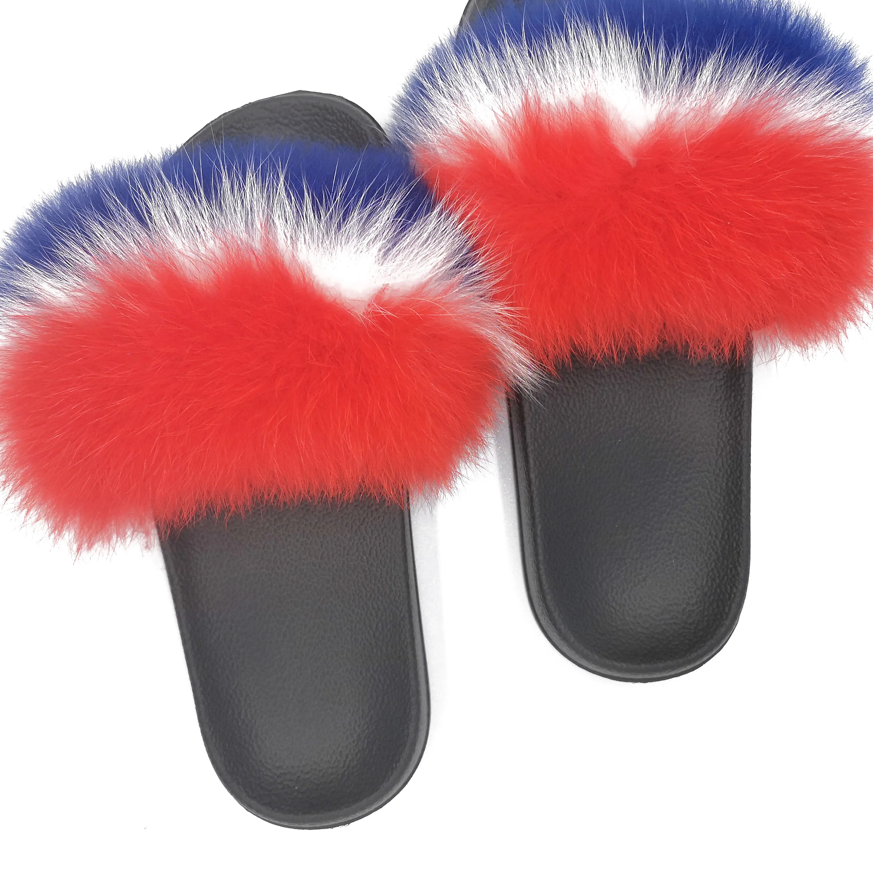 red and green fur slides