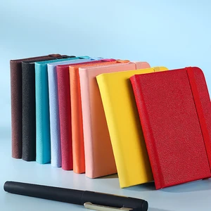 A7 Mini Pocket Notebook Eco-Friendly B5 Size Leather Journal Thermal Custom Printed Hardcover Student Diary for School Use