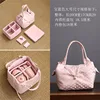 Bolsa de tela rosa (grande)
