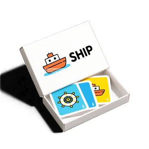 OEM CE Children's Cognitive Cards Rounded Corner Safety Design Educational Learning Flash Cards for Children Aged 2 to 6