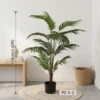 Pianta Artificiale Realistica di Palma Areca Tropicale in Vaso