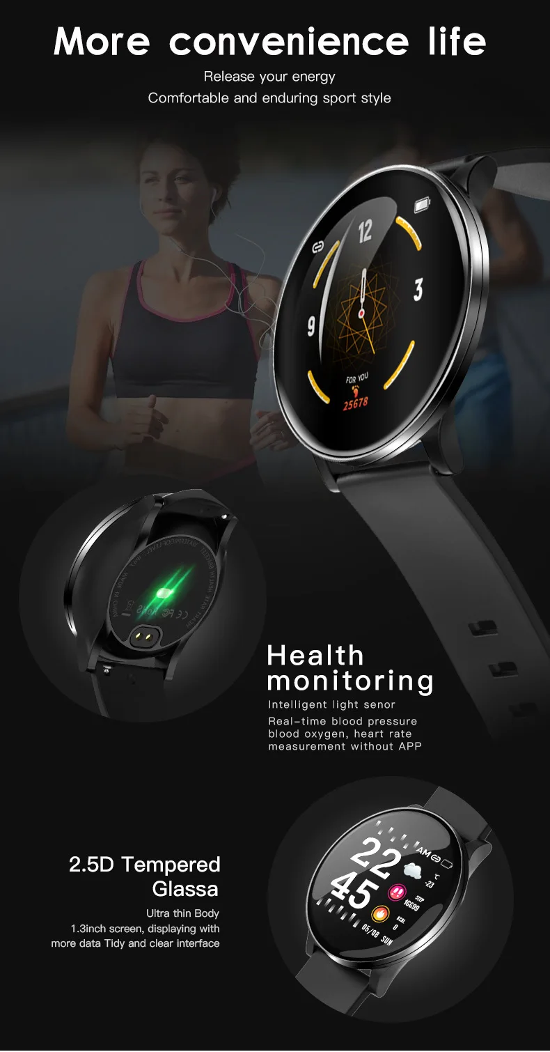 2021 Lowest Price] Wearfit Fitness Tracker Watch Bluetooth Smart Band Sleep  Monitor Wristband Pedometer Call Remind Wearable Smart Bracelet Oled Touch  For Android Ios Smart Phone Price in India & Specifications