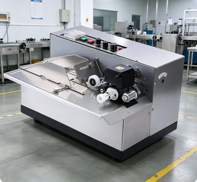 TEBAK Semi-Automatic Paging Date Printer MY380 Continuous Date Code Coder for Paper Labels & Plastic Film Bags