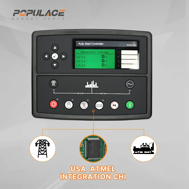 POPULACE  Deep Sea Electronic Panel Module  DSE7320  ATS Generator Auto Start Remote Controller AMF 7320mkii  DSE 7320 Mkii