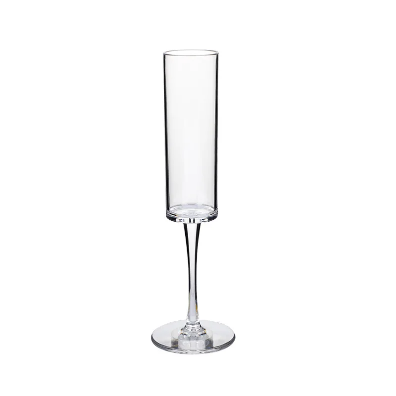 6 Oz Plastic Champagne Flutes For Wedding Disposable Champagne Goblet