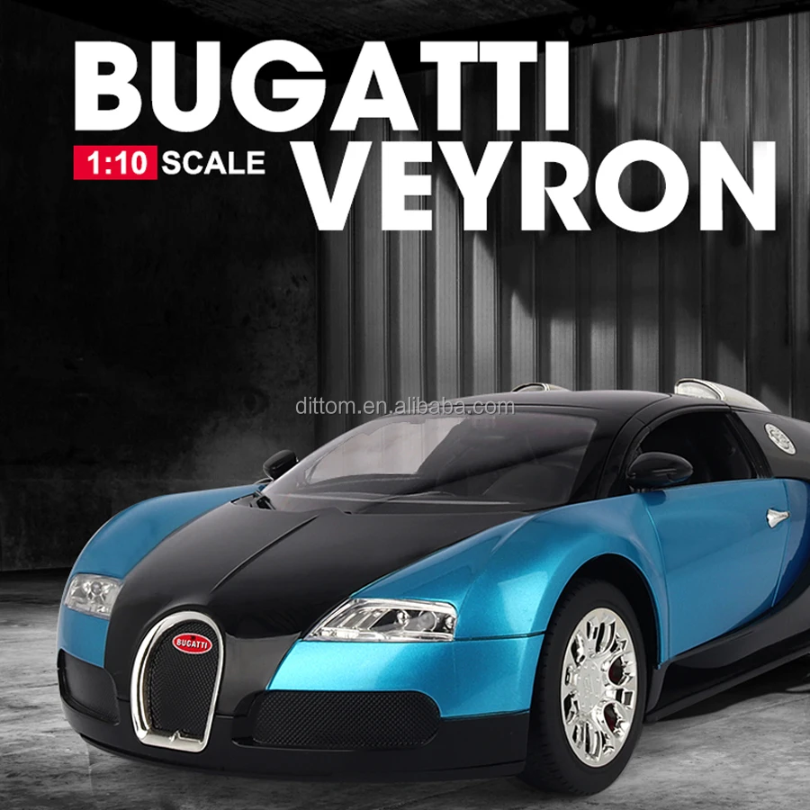 2.4GHz 1/10th Authorize Bugatti Veyron Model Car B10 5CH Rc Super Sports Racing Car with Lights