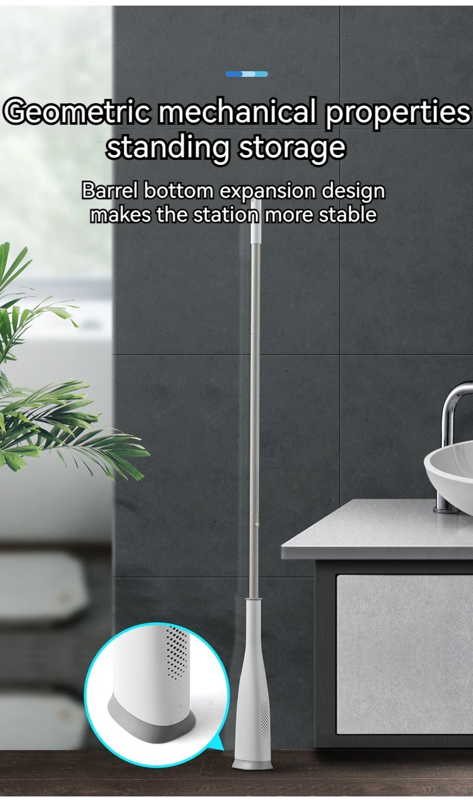 Jesun Hand Free Mop Sponge Folding Squeeze Magic Sponge Mop Reusable