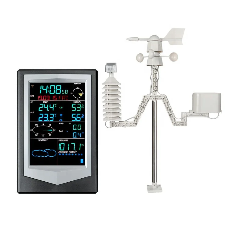 433MHz Wireless Weather Station Launcher Transmitter Thermometer Humidity  Sensor