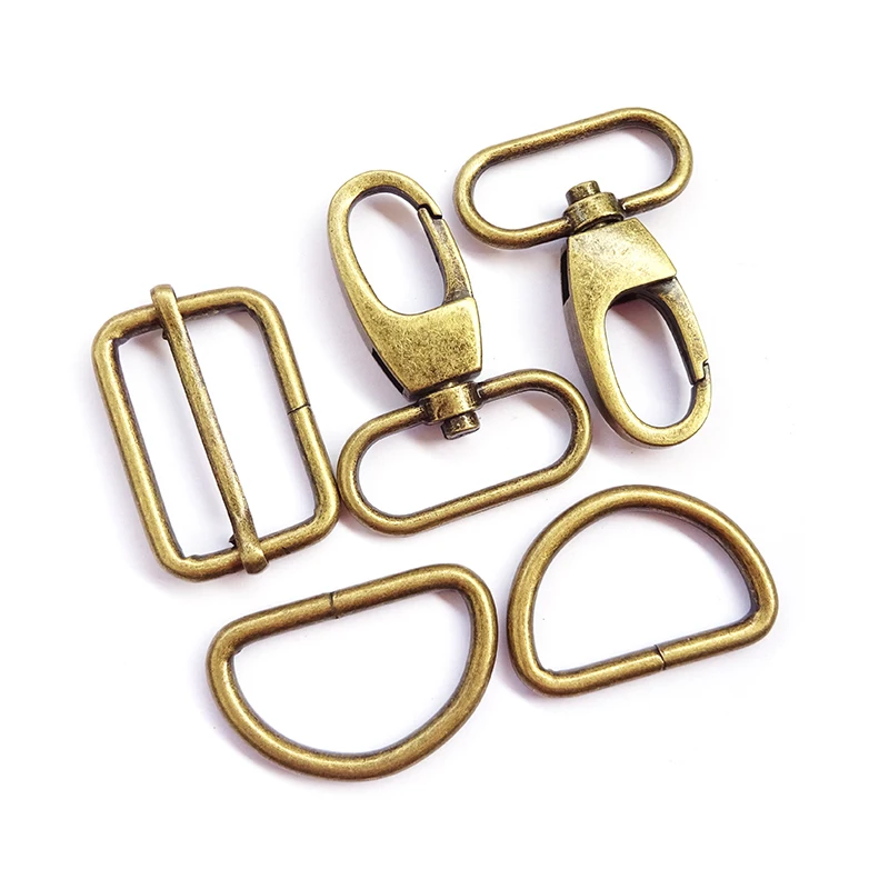 18/29/36mm for Bags Strap 4 Colors Fashion Bag Parts Screw Connector Metal  Bag Buckles DIY Leather Crafts Hanging Hooks GOLD 29MM 