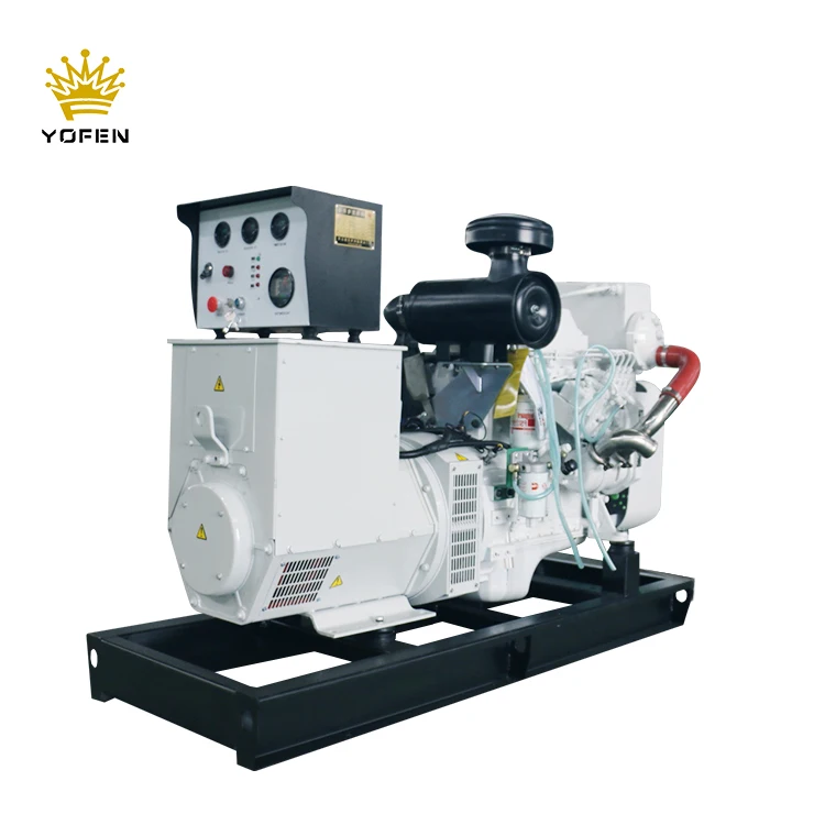 Marine Top Power Cummins Diesel Generator 10kw-100kw Waterproof 3-Phase 50Hz Single Marine Genset