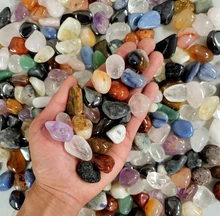 Bulk Natural Raw Stone Amethyst Rose Quartz Fengshui Healing Crystal Energy Tumble Stone Chips Stone for Fish tank Garden