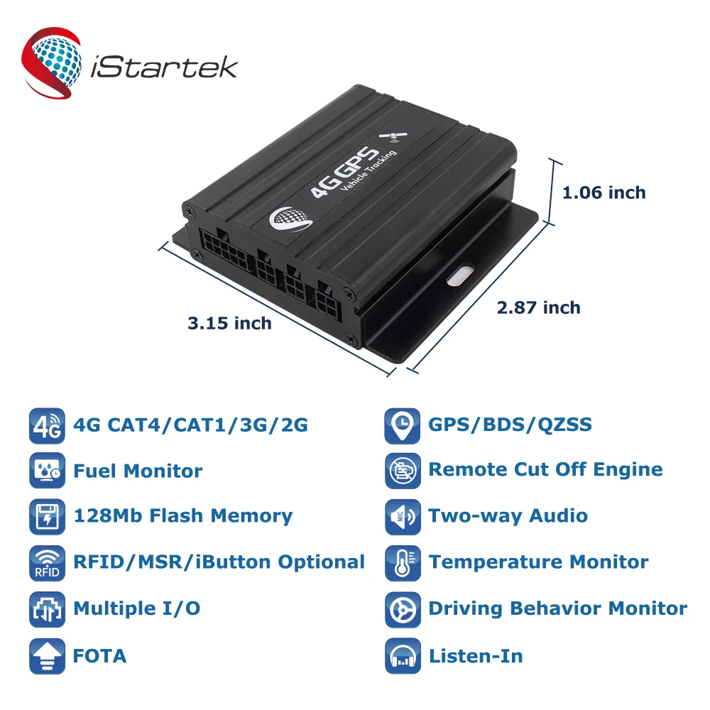 ODM School Bus Blocking Engine Telematics 8001900 mhz 3g4g Gpsgprs 48v 4g GPS Tracking Device for Car Bus