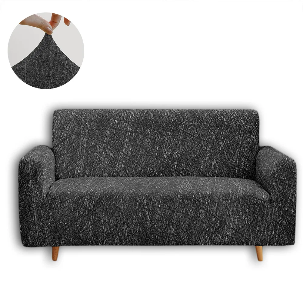 Details about   3D printed sofa cover elastic combination living room non-skid sofa cover 