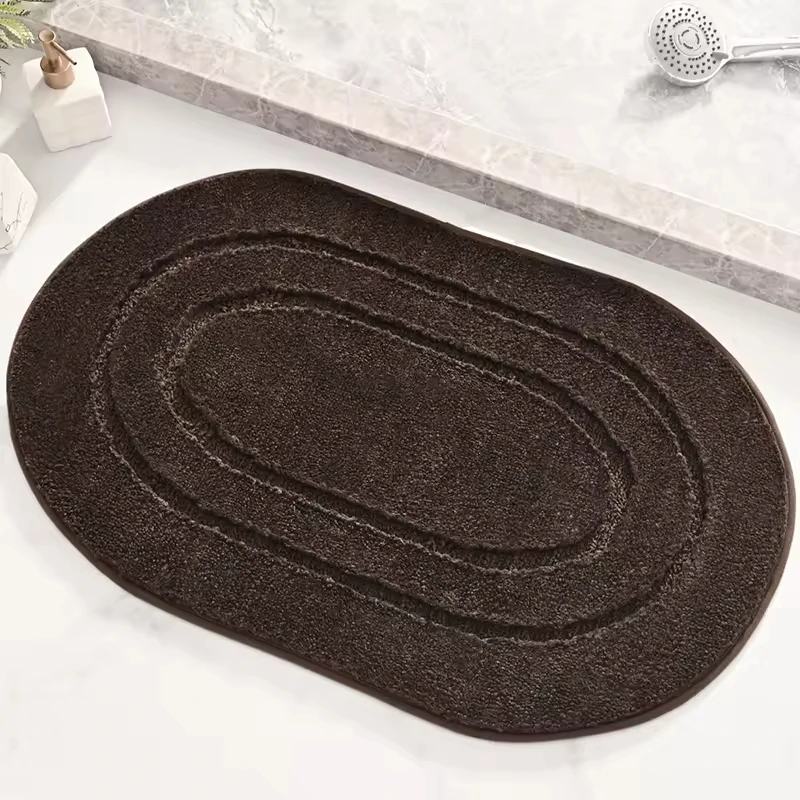 Microfiber Non-Slip Bathroom Rug Excellent Absorbent and Quick Dry Bath Mat Soft Comfortable Hotel Door Carpet