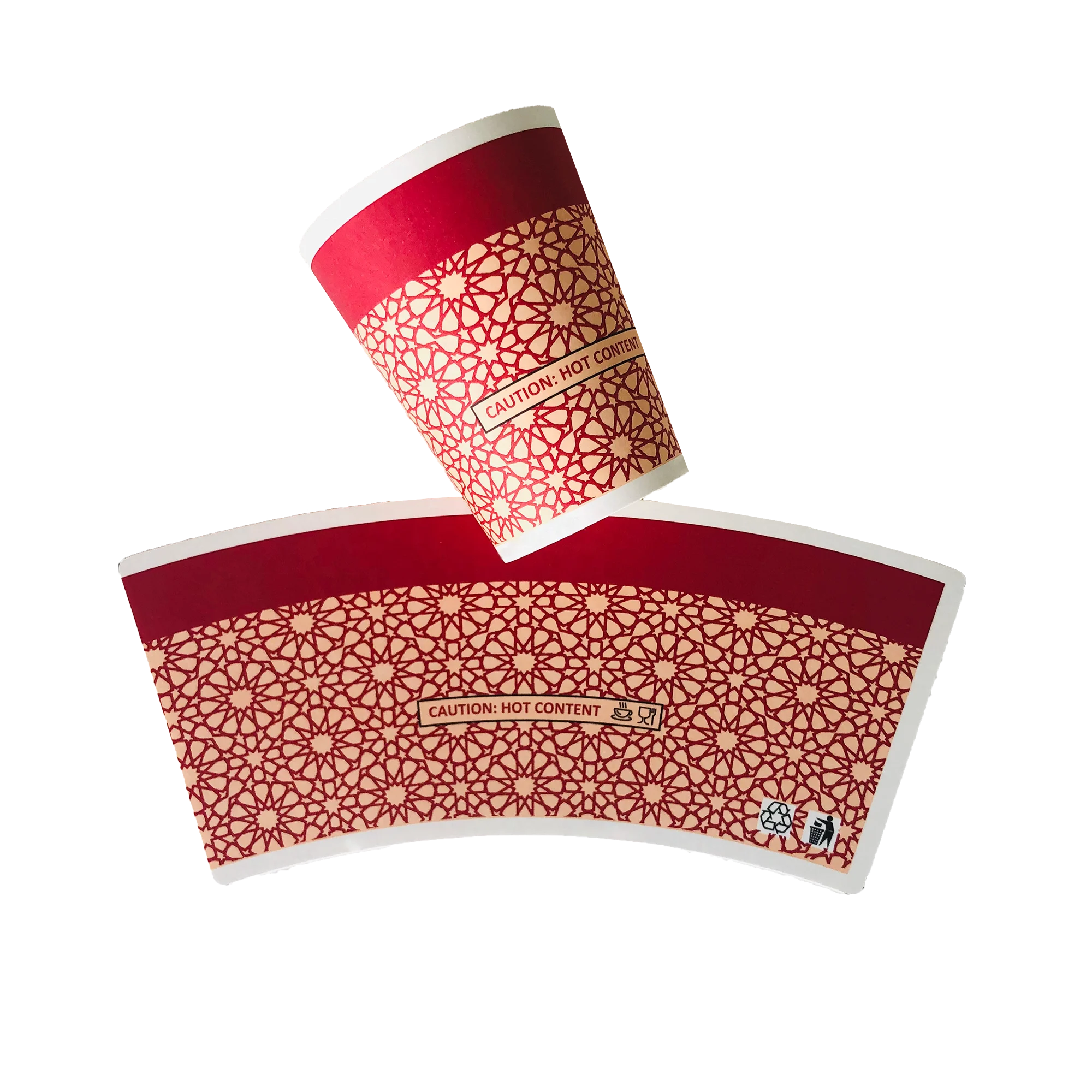 Hot paper. Drink paper Cup.