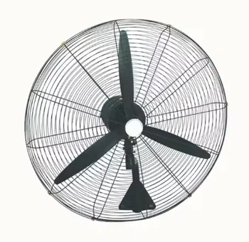 Industrial Electric Exhaust Oscillating Cooling Wall Mounted Fan Air Cooling Powerful Ceiling Fan Metal 20 24 26 30 Inch