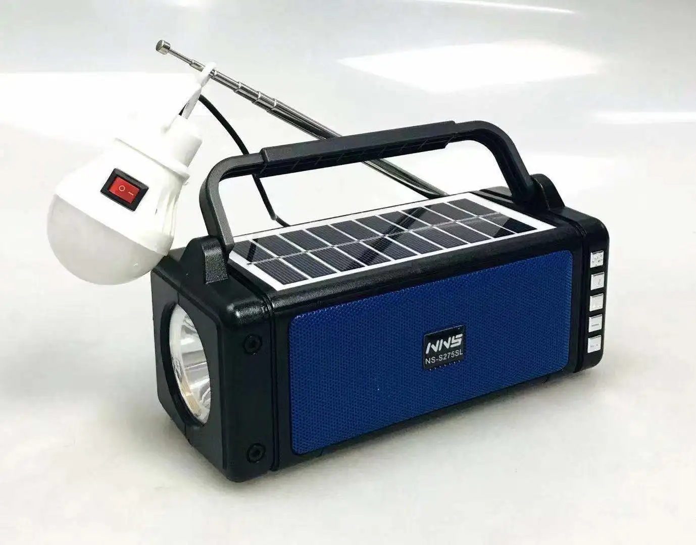 Two Way Retro Portable Radio Smart Speaker Wireless Solar Emergency Radio Solar Light Outdoor Nns Radio