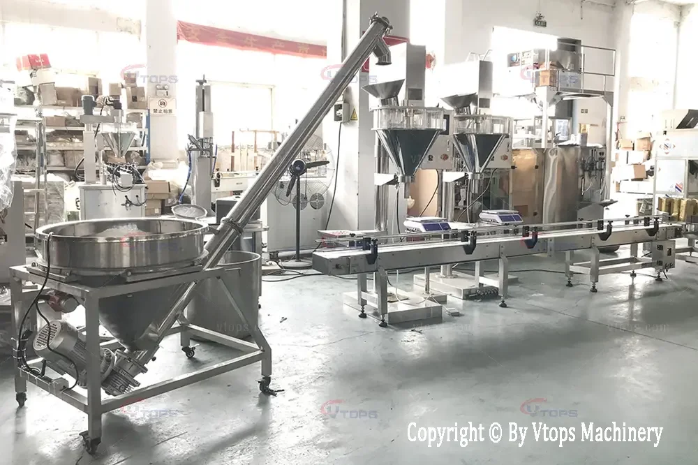 Машина для наполнения какао-порошком маленькой дозы/полуавтоматический шнековый наполнитель для порошка 50 г/конвейерная кормушка с наклонным винтом