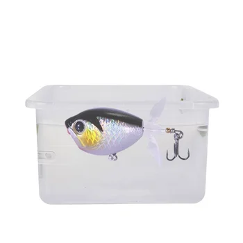 Luya Bait Double Propeller Floating Water Tractor Surface Micro-object Bass Bow False Bait Cross-border Shaking Fast Small – Lure – view 2
