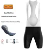 [Double Arrow] All black and white overalls shorts