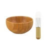 bamboo bowl with brush