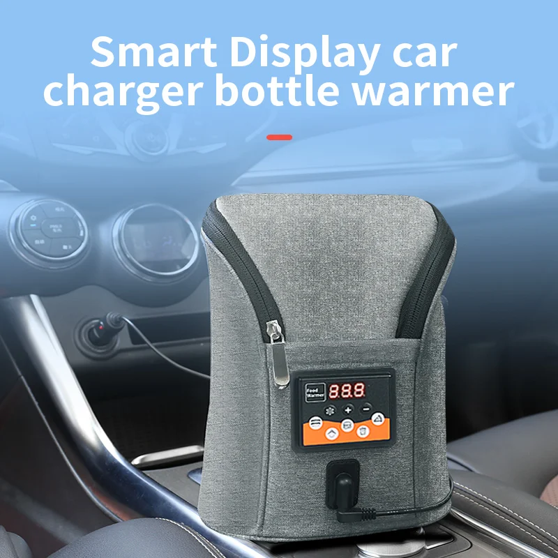 Car Charger Portable Milk Warmer Travel Bottle Warmer Accurate