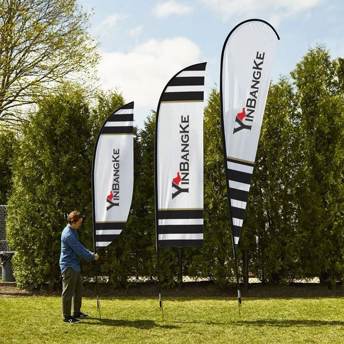 Promotional Advertising Custom Print Flagpole Pride Feather Flag Flying Beach Flag Banner Teardrop Flags Beachflags