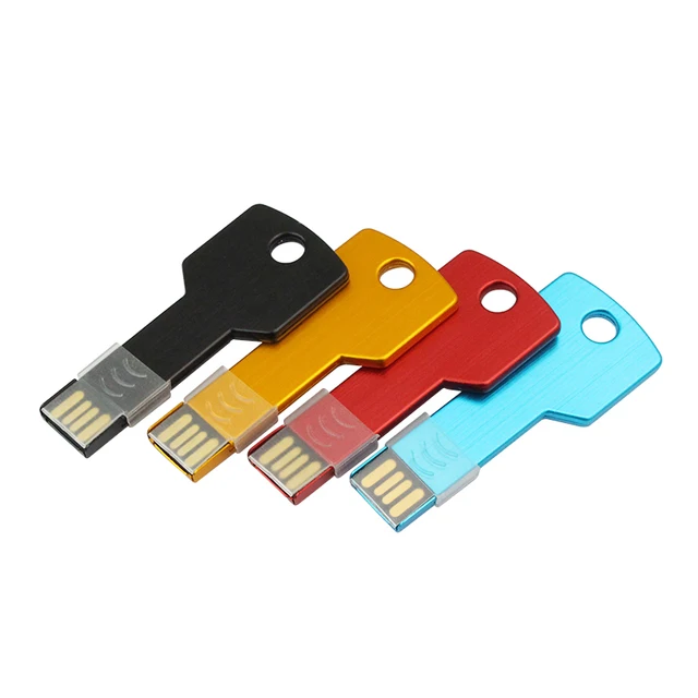 Gadgets 2023 Gift USB Flash Drive Key 32GB 64 Gb usb stick Drive USB pendirve 3.0 Metal Key Shape Memory Stick Thumb Drive
