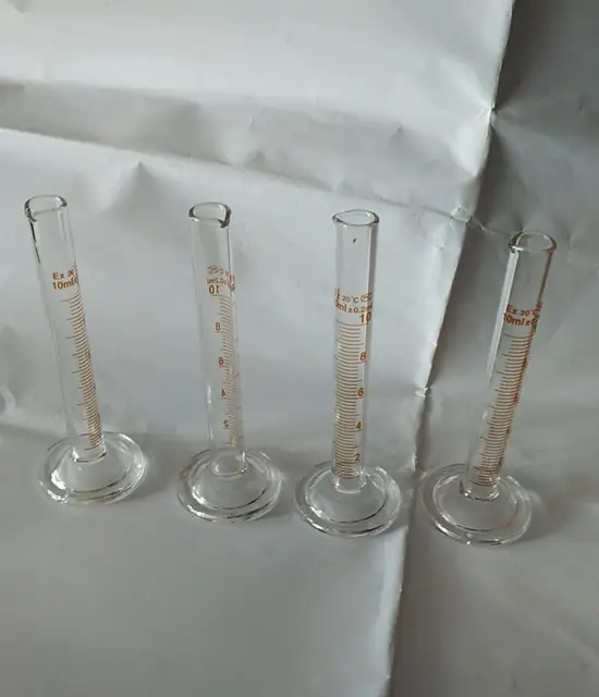 Cilindro De Medición Base De Vídrio Hexagonal Cl.A - Distribuidora C.A