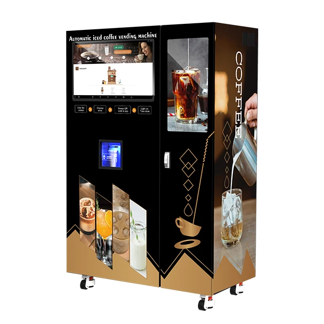 Ice Vending Machine Commercial Ice Cube Coffee Machine Coffee Liquid Dispenser Vending Machine China Factory