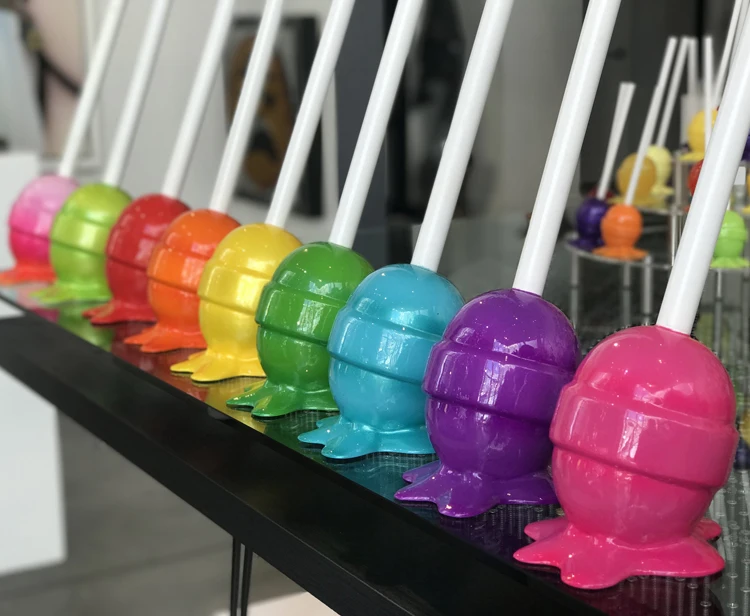 Pop Art Sculpture Candy Dripping Style Art Fiberglass Giant Candy