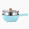 Blue-24/28CM-Stainless Steel Steamer Basket