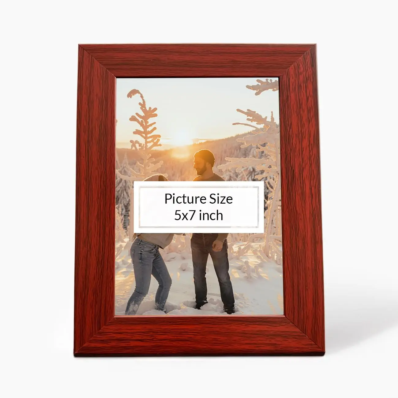 Sturdy & Long Lasting Wooden Photo Frame for Photos Certificates or Artworks With Minimalist Design & Easy Back Loading Feature