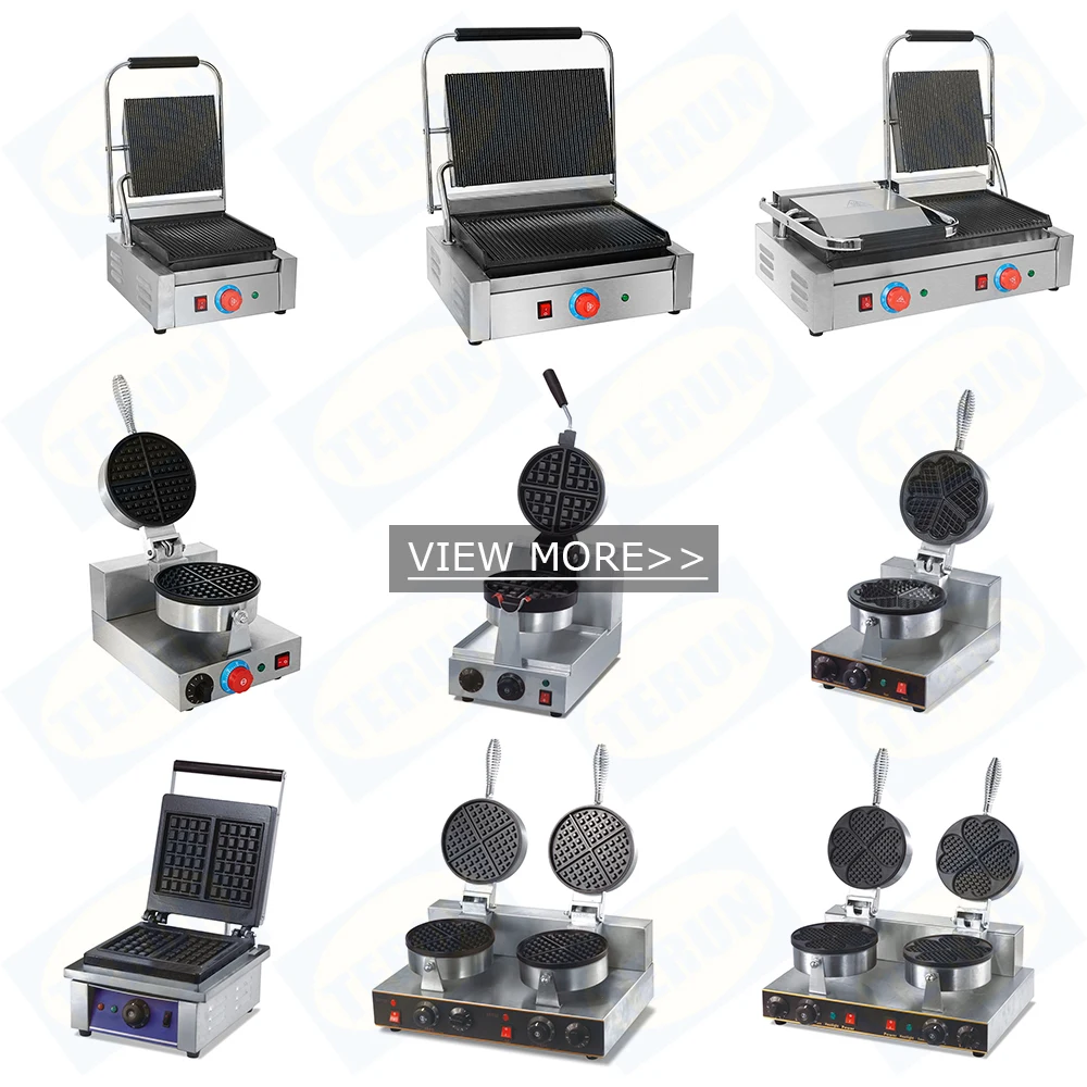 Commercial 1-Plate 5-Heart Electric Waffle Machine supplier