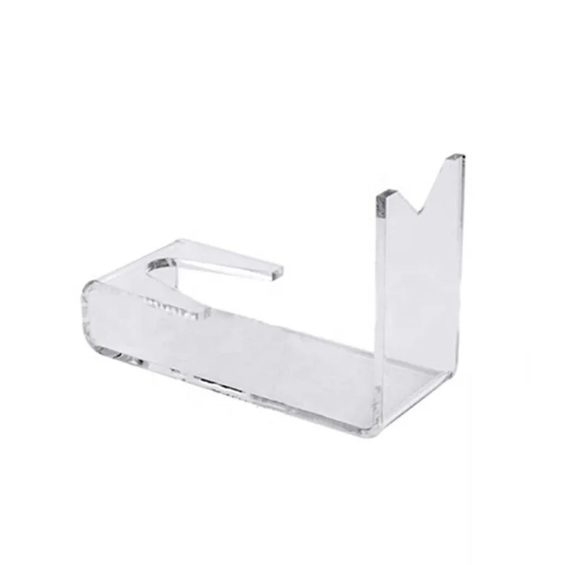 Acrylic toy gun display stand desktop plexiglass pistol model bracket