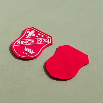 Best Price Silicone Rubber Badges Supplier Custom Embossed Logo 3D Soft PVC Patches for Clothing
