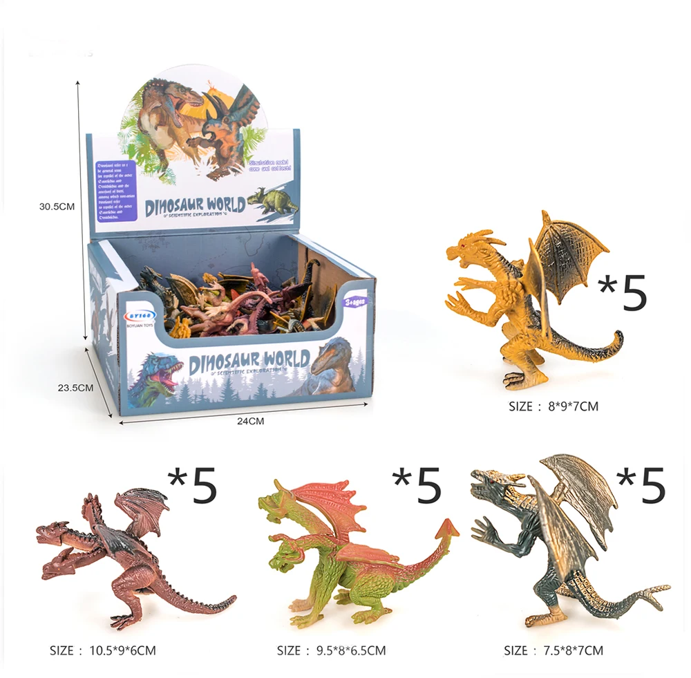 KGDUYC Lot De 2 Figurines Dragons Articulés Imprimés 3D – 22 Cm, Dragon Mobile Flexible, Cadeau Anniversaire Enfant Garçon, Déco Fantastique Maison/Bureau/Voiture