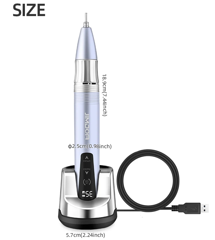 Jimdoa Jmd109s Profession Electric Nail Drill Efile Portable 35000rpm