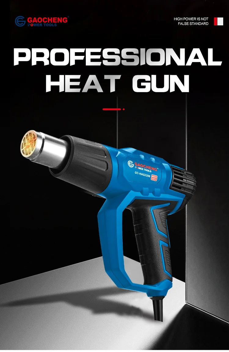 Hag2200 High Performance Electric Heat Gun 2200w Temperature Control