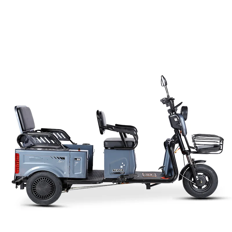 500W Electric Tricycle Efficient Passenger Cargo Transport