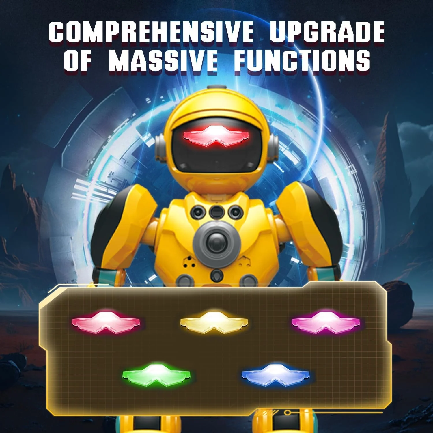 RC Robot Toys for Kids Remote Control Robots for Boys Programmable Music Dance Interactive Dance Robot Toy