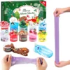 Calendrier de l'Avent de Noël 5,5*4,5*4,5 cm - Pâte à modeler PVA façon beurre