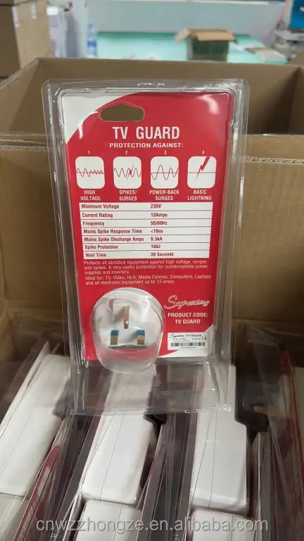 product universal style  socket factory direct sale surge protector power switch tv guard overvoltage protector single phase   230v-11