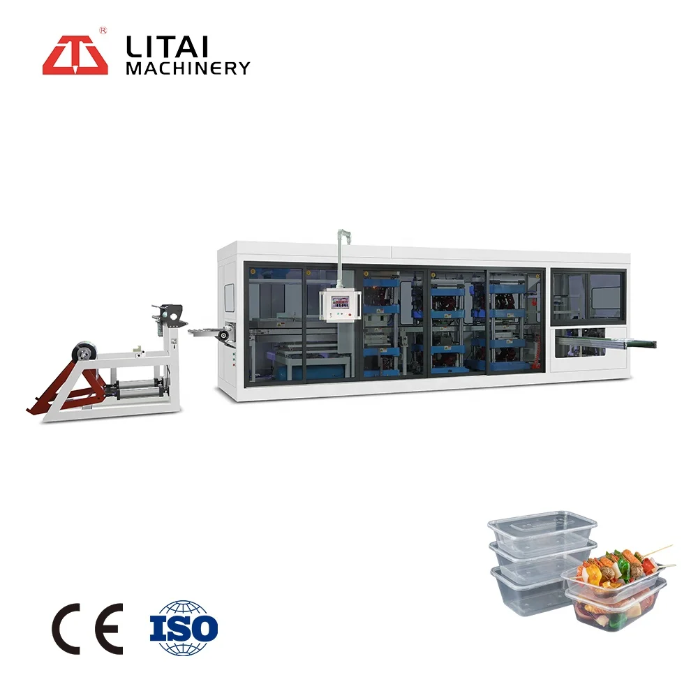 Plastic Thermoforming Disposable Polystyrene Ps Plate Food Container Cup Lid Making Machine Price