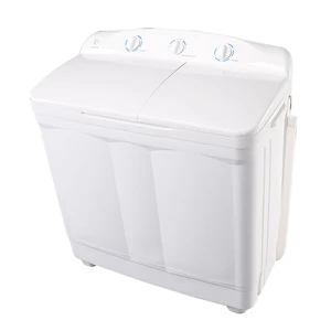 2026 New Style Commercial 15kg Top Load Semi-automatic Stainless Steel Tub 1200 RPM Air Dry Household Laundry Washing Machine