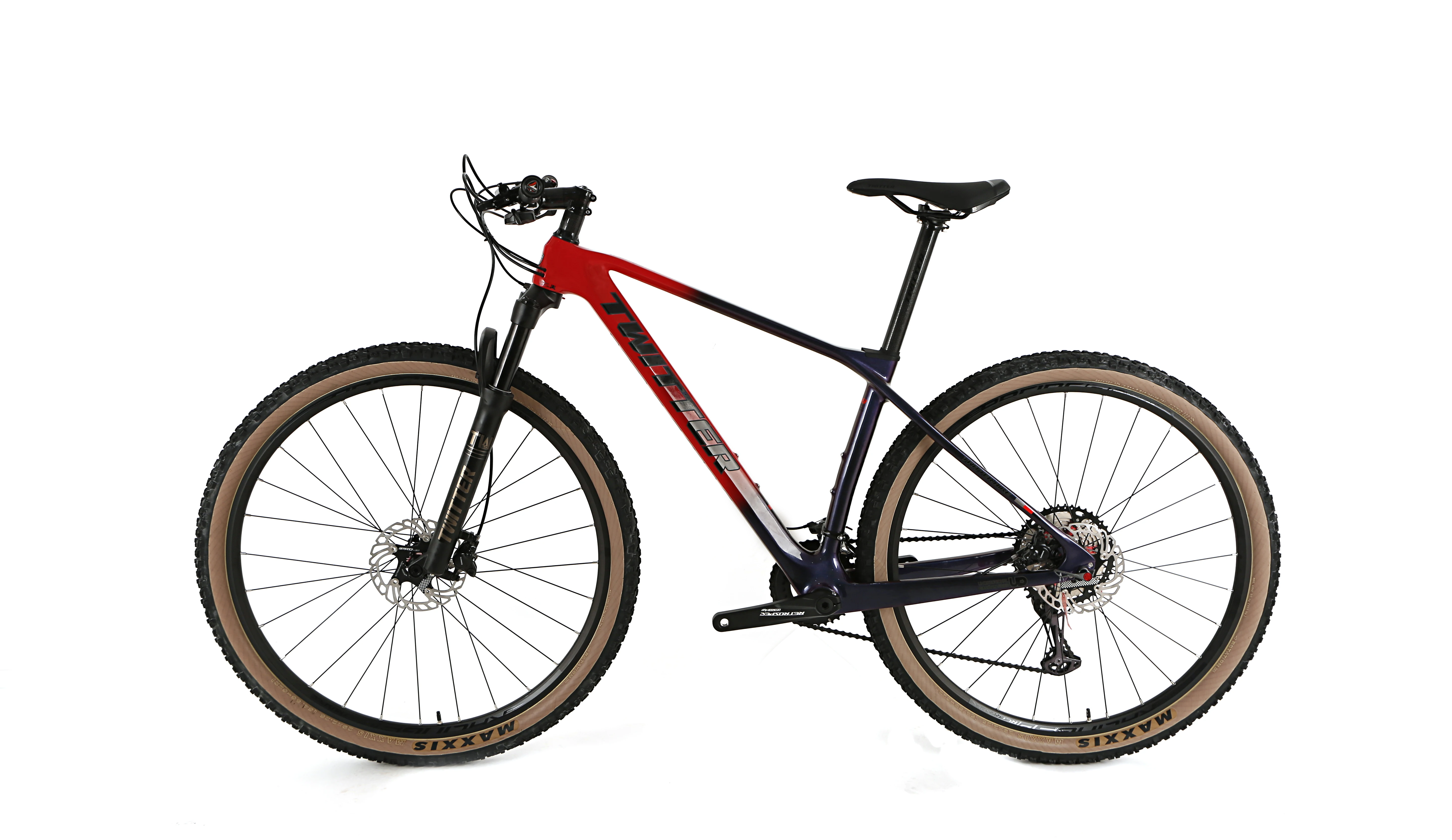 Twitter 29 in fibra di carbonio mountain bike SHIMAN XT 24S