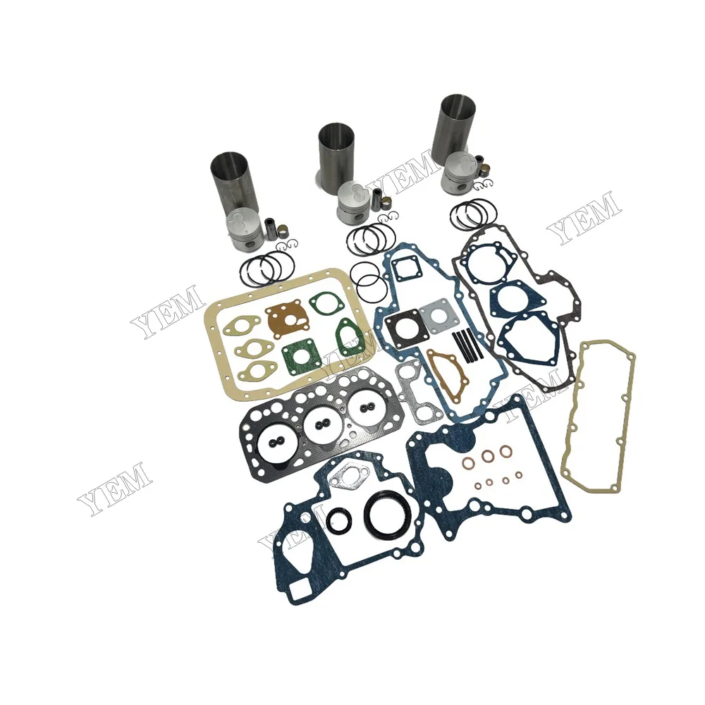 Overhaul Kit With Gasket Set Fit for Mitsubishi K3H Engine 5