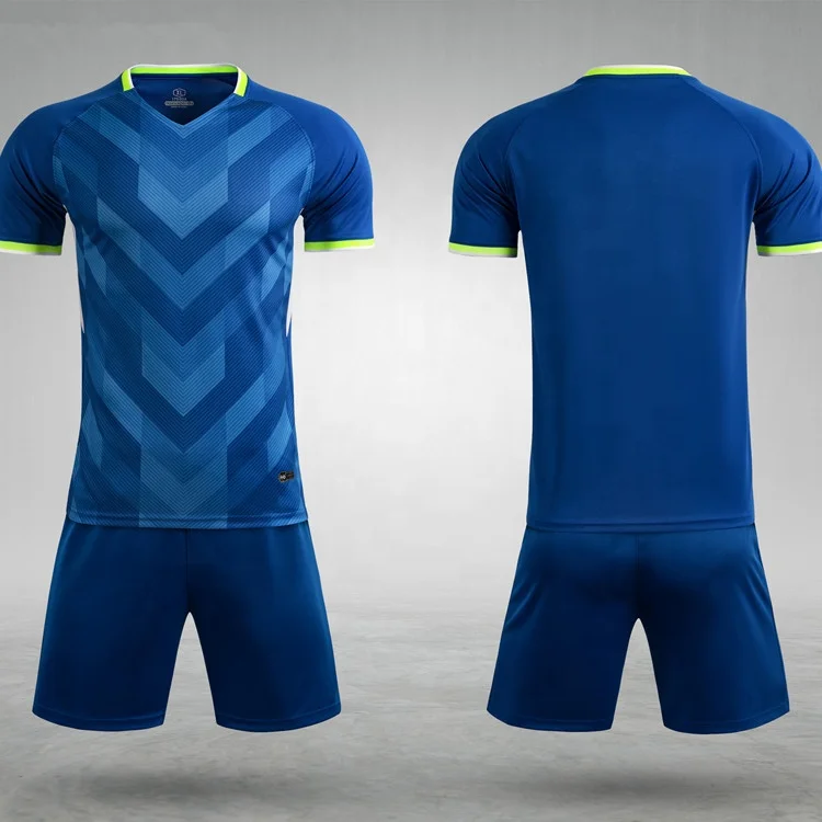 Ropa Deportiva Formación Uniformes Precio Barato Diseño Camisa Azul Real De Fútbol - Buy Camiseta De Fútbol,Azul Camiseta De Fútbol, Hombre Formación Uniformes Product on