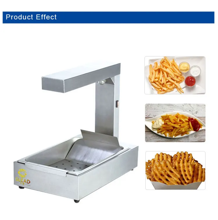 業務用チップススカトルオイルフィルターホットショーケース販売用