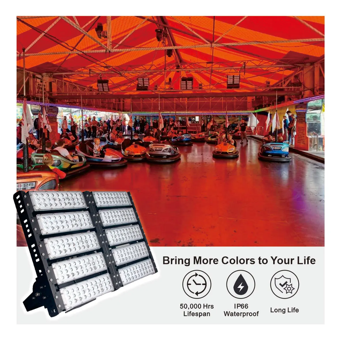 Aglare High Brightness Led Flood Light 500 Watt Floodlight 500w RGB Led Flood Light DMX